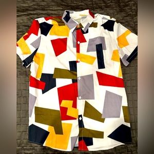 Men’s fashion button up shirt